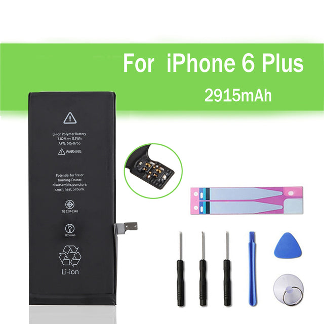 Batterie de remplacement pour iPhone 6 Plus, 2915mAh Batterie de remplacement pour iPhone 6 Plus, 2915mAh
